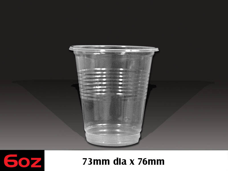 Transparent Cup 6 oz