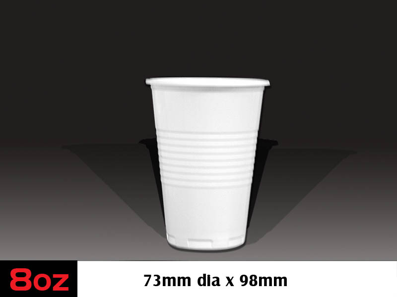 White Cup 8 oz